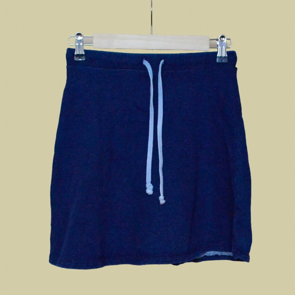 American Apparel Indigo Skirt